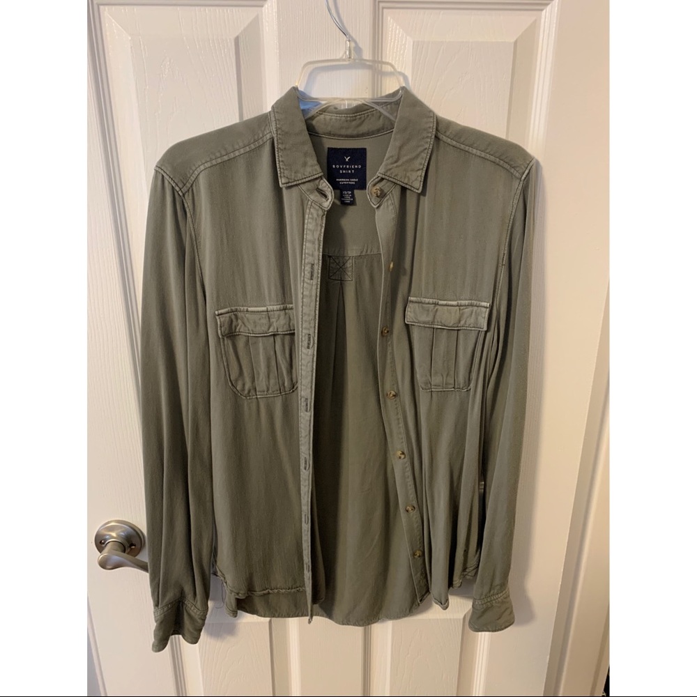 AE Green Utility Shirt